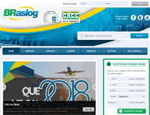 Tablet Screenshot of braslog.com.br